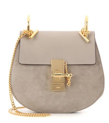 Erdem Drew Mini Leather And Suede Shoulder Bag