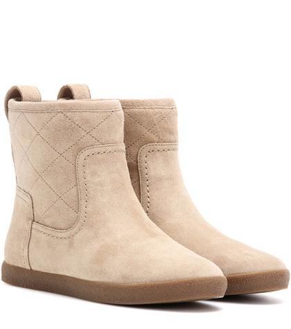 Roger Vivier Alana Suede Ankle Boots