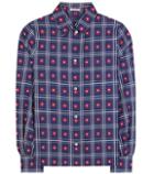 Miu Miu Floral-printed Cotton Shirt