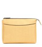 The Row Two For One Leather-trimmed Clutch