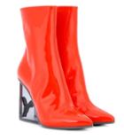 Fenty By Rihanna Patent Leather Ankle Boots