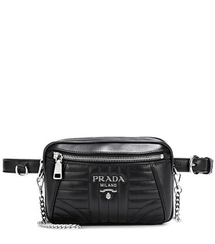 Unravel Diagramme Leather Belt Bag