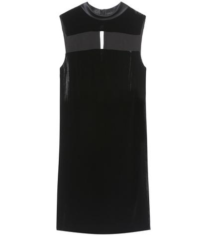 Jardin Des Orangers Danni Velvet And Chiffon Dress