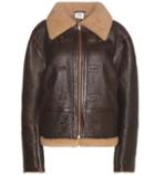 Vetements Shearling-lined Leather Jacket