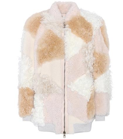 Chlo Leather-trimmed Fur Jacket
