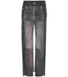 Vetements Embroidered Cotton Jeans