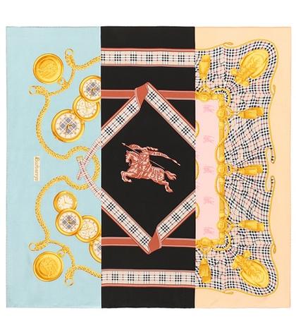 Burberry Archive Printed Silk Scarf