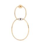 Roger Vivier A Little Medium Eye 18kt Yellow Gold Diamond And Sapphire Earring