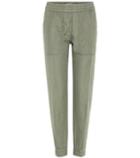 Miu Miu Jason Linen And Cotton Trousers