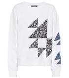 Calvin Klein 205w39nyc Embellished Cotton Sweatshirt