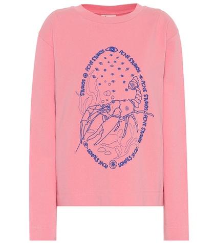 Jil Sander Oslavi E Crayfish Cotton Sweatshirt