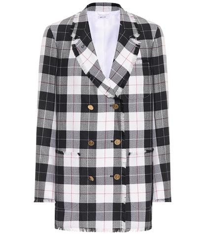 Gabriela Hearst Checked Wool-blend Jacket