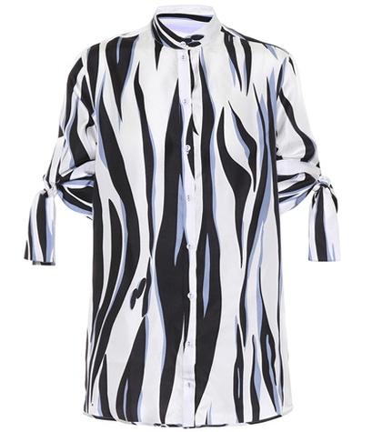 Victoria Victoria Beckham Printed Silk Top
