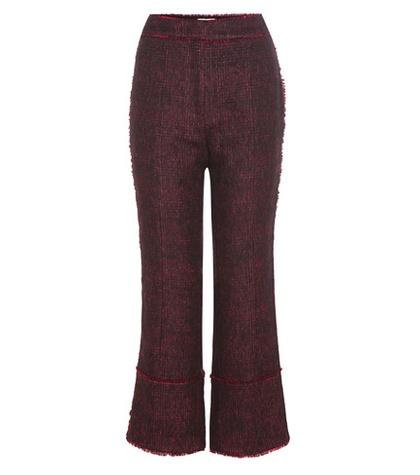 Erdem Verity Wool-blend Trousers