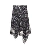 Isabel Marant Floral-print Handkerchief Hem Skirt