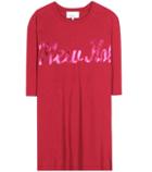 T By Alexander Wang Printed Cotton T-shirt