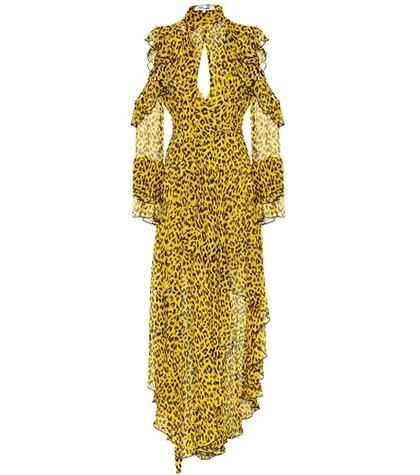 Diane Von Furstenberg Heyford Leopard Silk Maxi Dress