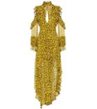 Diane Von Furstenberg Heyford Leopard Silk Maxi Dress