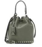 The Row Valentino Garavani Rockstud Small Leather Bucket Bag