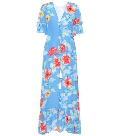 Athena Procopiou Floral-printed Silk Dress