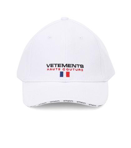 Vetements Embroidered Cotton Twill Cap