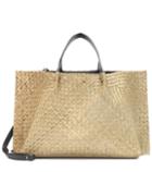 Valentino Garavani Valentino Garavani Go Logo Escape Medium Straw Shopper