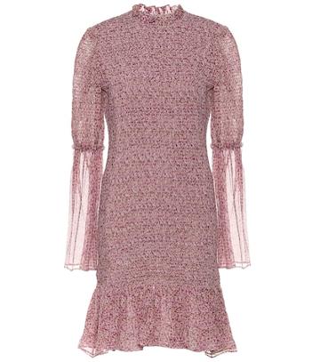 Rotate Birger Christensen Floral Silk Dress