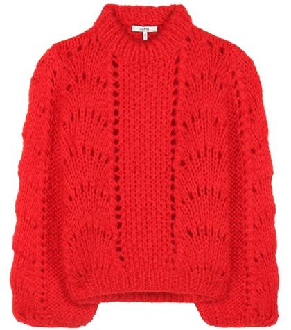 Ganni Julliard Wool And Mohair Sweater
