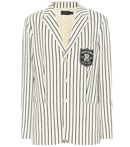 Tod's Striped Cotton Blazer