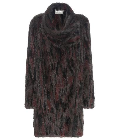 Erdem Rabbit Fur Coat