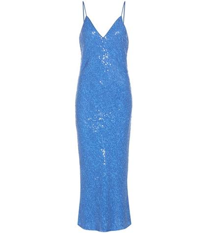 Givenchy Havita Sequinned Silk Slip Dress