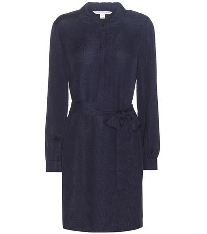 Diane Von Furstenberg Seanna Printed Silk Dress