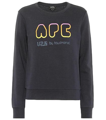 Re/done Printed Cotton Sweatshirt