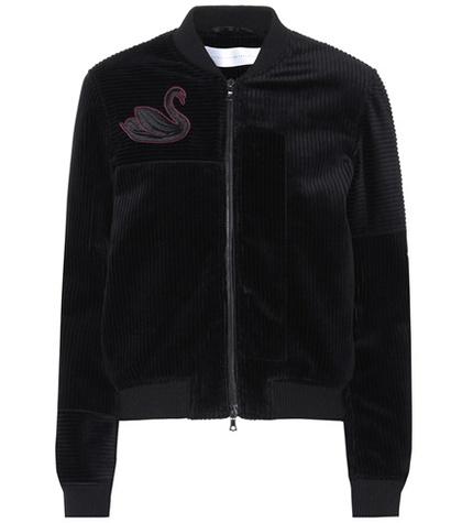 Victoria Victoria Beckham Embroidered Corduroy Jacket
