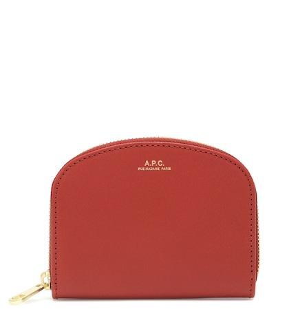 A.p.c. Demi-lune Leather Wallet