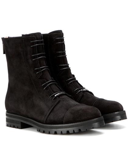 Miu Miu Haze Flat Suede Boots