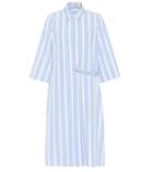 Jil Sander Cotton Striped Shirt Dress