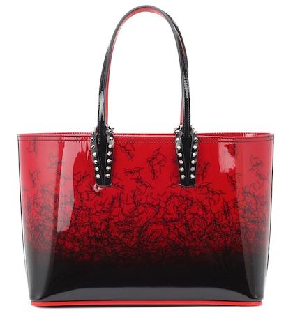 Fendi Cabata Small Patent Leather Tote