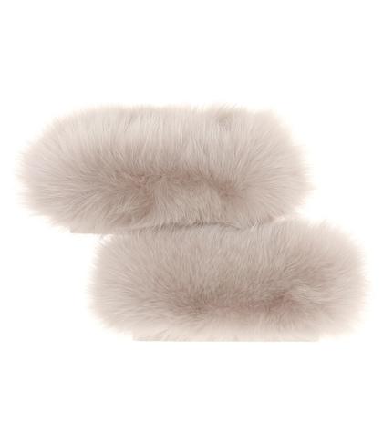 S Max Mara Susanna Fox Fur Cuffs