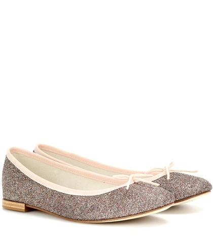 Repetto Cendrillon Glitter Ballerinas