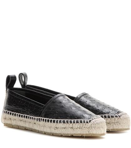 Balenciaga Leather Espadrilles