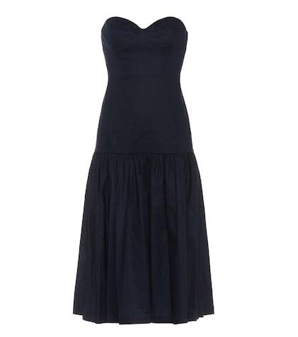 Veronica Beard Fiore Linen And Cotton Dress