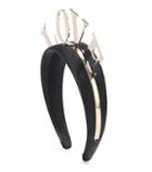 Roger Vivier Embellished Satin Headband