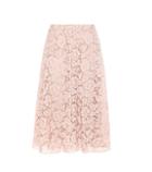 Valentino Lace Cotton-blend Skirt