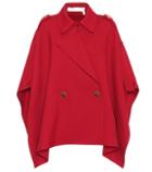 Prada Cotton-blend Poncho Jacket