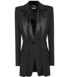 Moncler Wool And Silk-blend Blazer