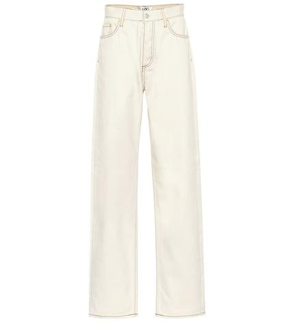 Miu Miu Benz Twill High-rise Jeans