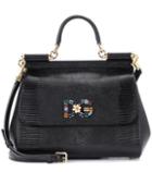 Dolce & Gabbana Sicily Medium Leather Crossbody Bag