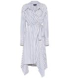 Isabel Marant Mila Striped Cotton Wrap Dress