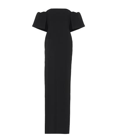 Prada Fenton Crêpe Satin Gown